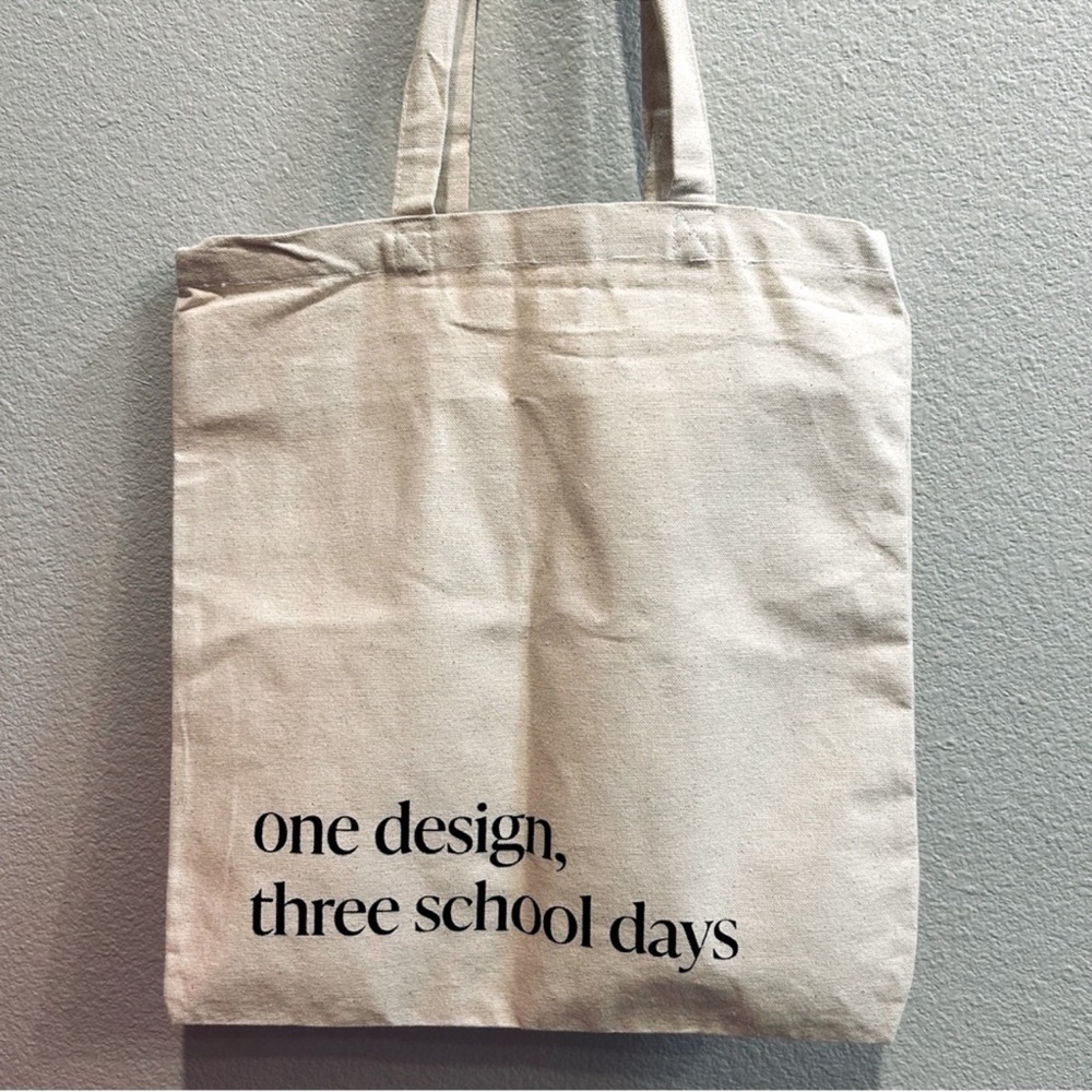 Marcella × CAMFED minimalist neutral canvas tote bag - Picture 4 of 4